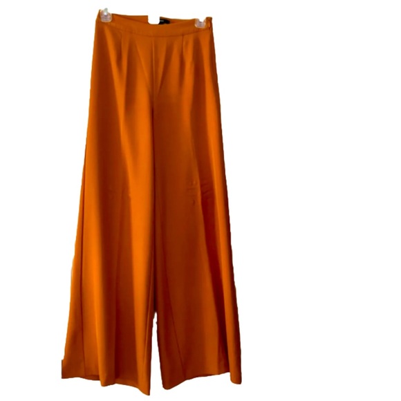 EUC Forever 21 Contemporary Gaucho Pants High Waist  Orange (Women’s Size Small) - Picture 3 of 5